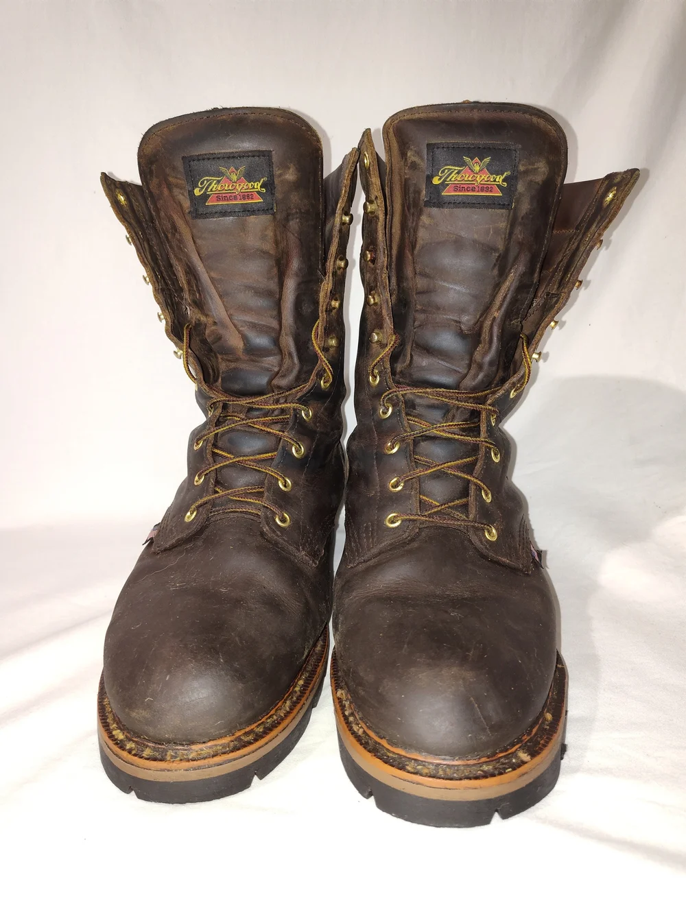 Thorogood Heritage Brown Leather Work Boots